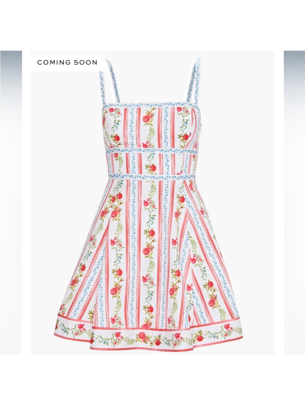 **ISO** Hill House Margot Mini Dress - Pomegranate Stripe